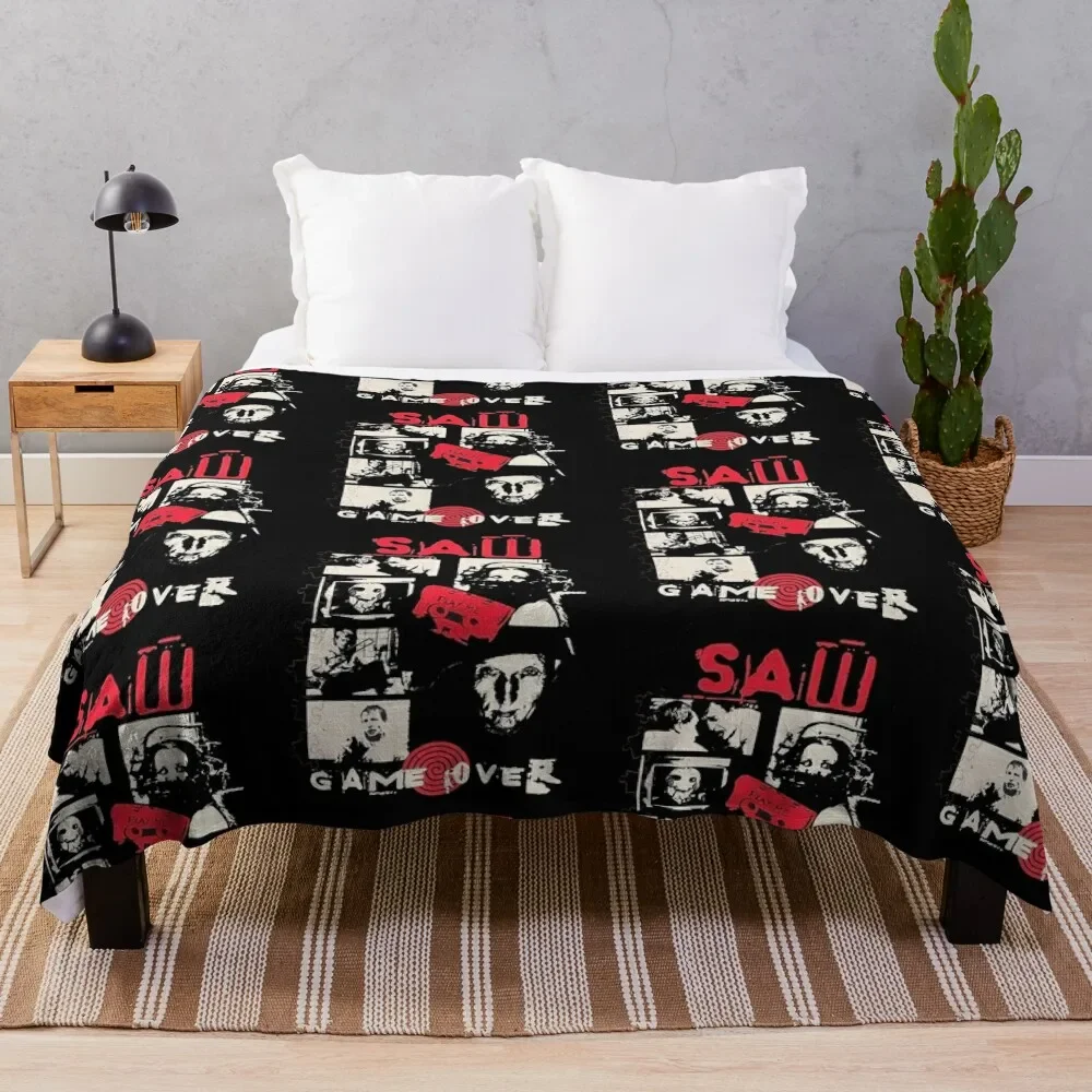 Vintage Saw Jigsaw Game Over Throw Blanket Beach decorative Heavy Dorm Room Essentials Blankets
Vintage Saw Jigsaw Game Over Throw Blanket Beach decorative Heavy Dorm Room Essentials Blankets