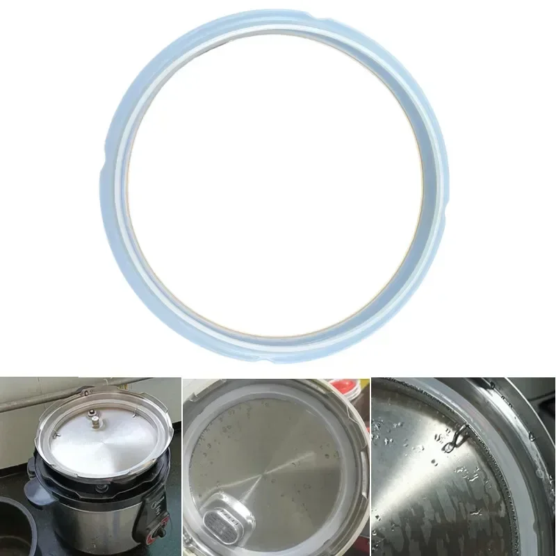 

22cm Silicone Rubber Gasket Sealing Ring For Electric Pressure Cooker Parts 5-6L Washers Universal Kitchen Cooking Accessories