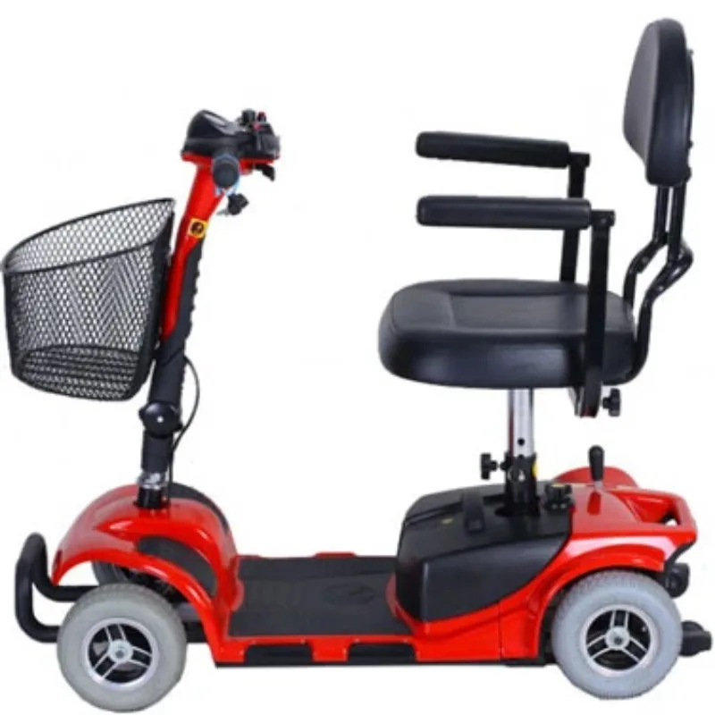 

4 Wheels Elderly Electric Scooter Disabled Handicapped Folding Mobility Scooter for Seniors