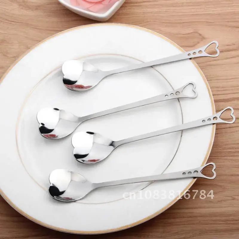10 Pieces per Pack Stainless Steel Coffee Spoon Dessert Sugar Stirring Teaspoon Kitchen Accessories Heart/Leaf Shape Dinnerware
10 Pieces per Pack Stainless Steel Coffee Spoon Dessert Sugar Stirring Teaspoon Kitchen Accessories Heart/Leaf Shape Dinnerware