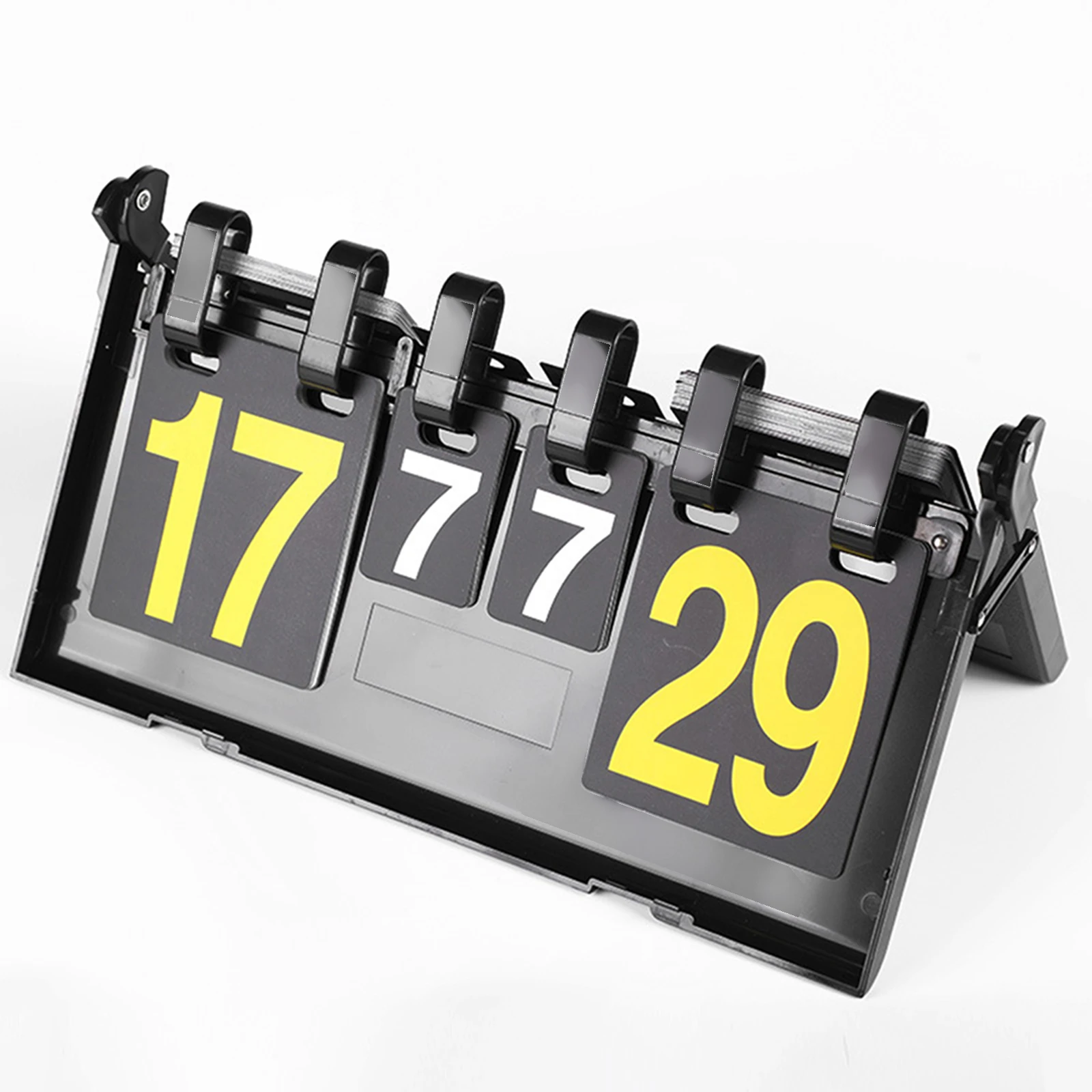 Flip Scoreboard Scoreboard 6 Digits Baseball Flipper For Basketball Hockey Softball Triangular Base Design Brand New
Flip Scoreboard Scoreboard 6 Digits Baseball Flipper For Basketball Hockey Softball Triangular Base Design Brand New