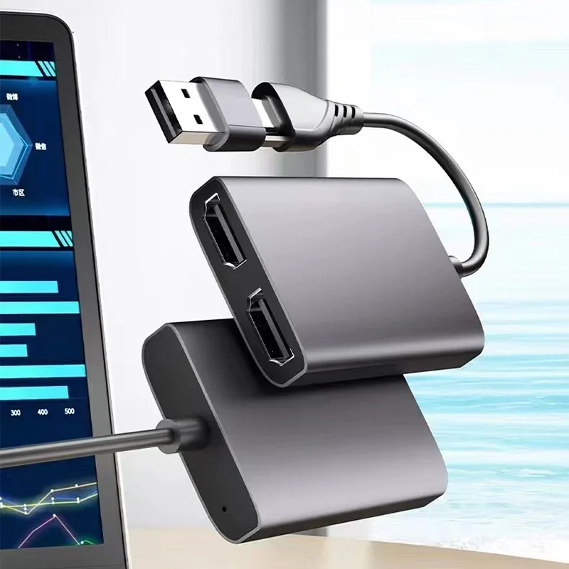 Компьютерное расширение дисплея на два экрана USB Тип C HDMI-совместимая Двойная док-станция для Macebook M1/M2 USB C многопортовый адаптер
Компьютерное расширение дисплея на два экрана USB Тип C HDMI-совместимая Двойная док-станция для Macebook M1/M2 USB C многопортовый адаптер