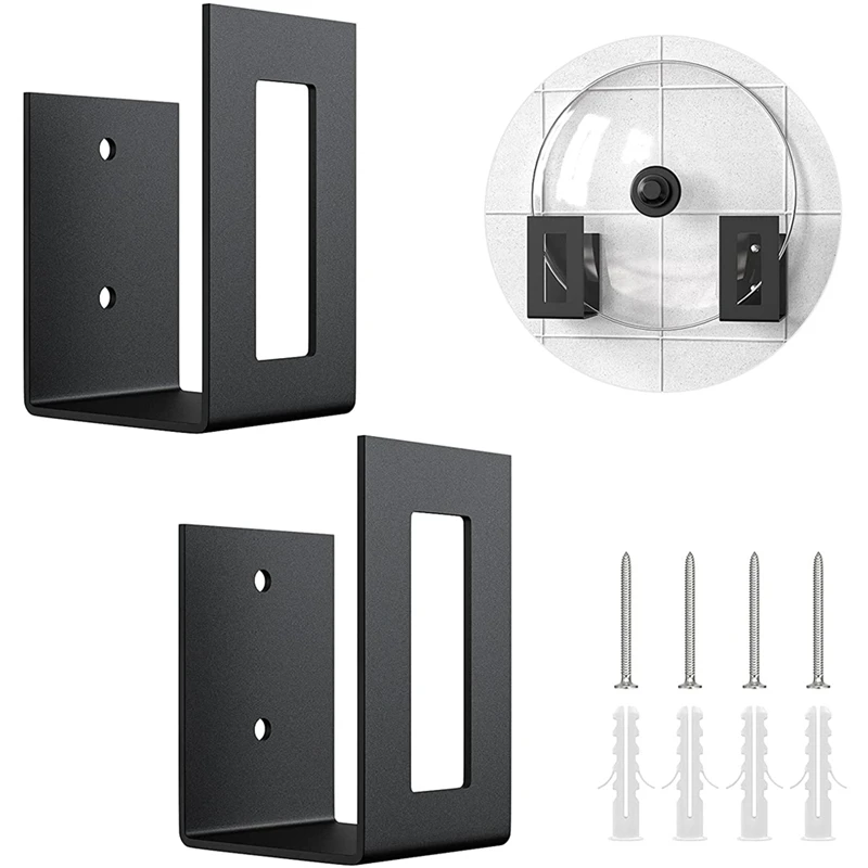 Wall Mount Pot Lid Holder, Pot Pan Lid Cover Cutting Board Holder Hanging Organizer Cutting Board Storage Rack Kitchen
Wall Mount Pot Lid Holder, Pot Pan Lid Cover Cutting Board Holder Hanging Organizer Cutting Board Storage Rack Kitchen