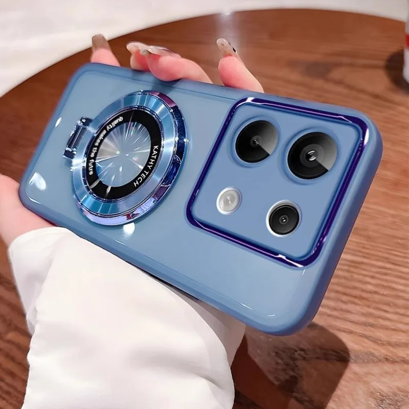 For Infinix Note Zero Case Magnetic MagSafe Holder Clear Cover Funda For Infinix Hot