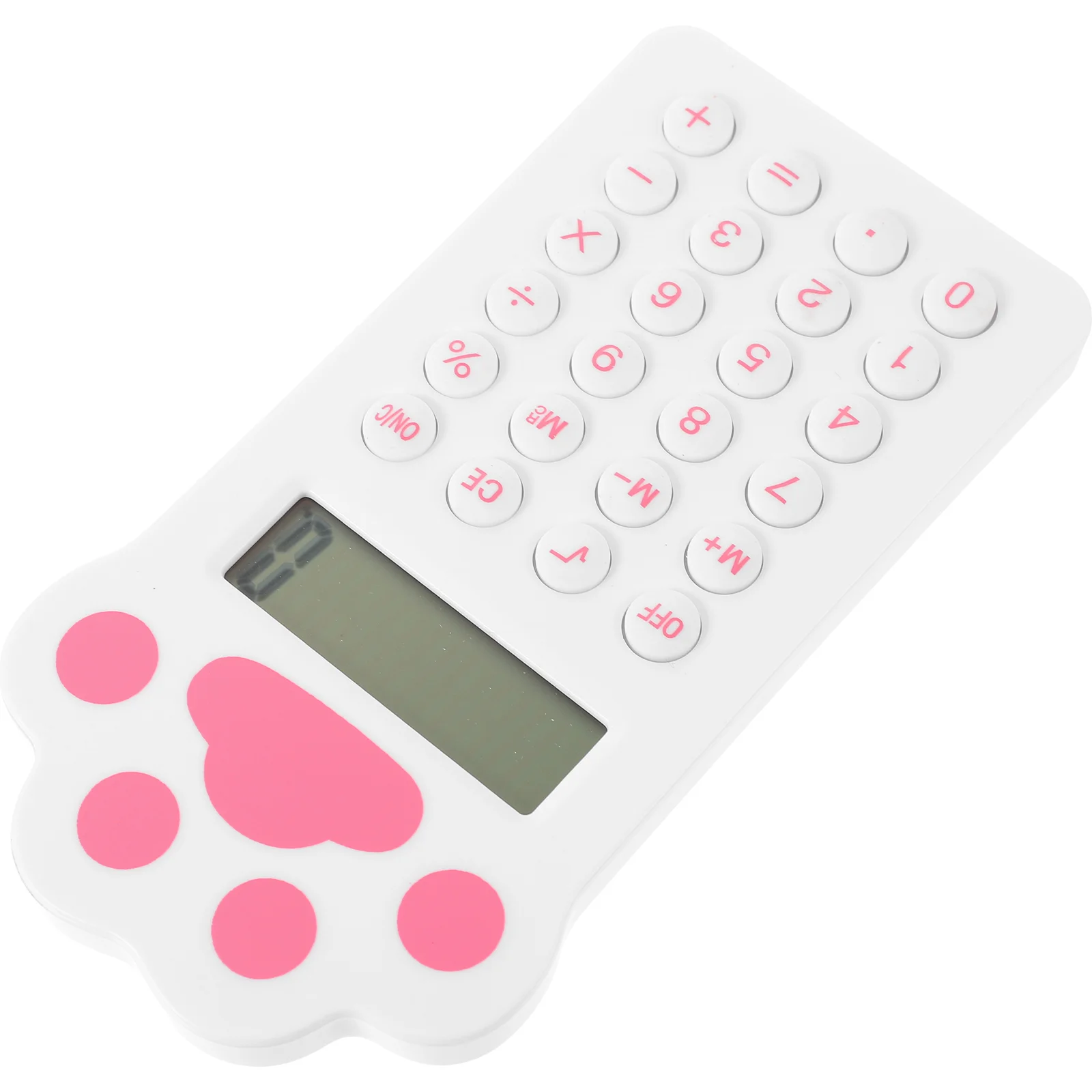 Solar Calculator Cute Cat Paw Lcd Display Screen Electronic Desktop Office School White
Solar Calculator Cute Cat Paw Lcd Display Screen Electronic Desktop Office School White