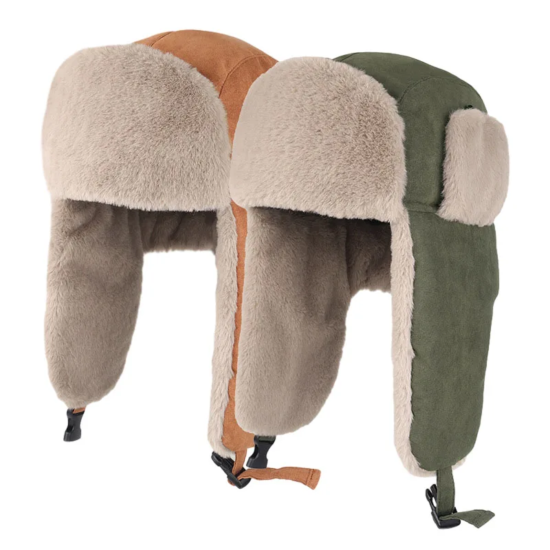 Men's Winter Fashion Retro Lei Feng Hat Women's Plush Thickened Warm Ear Protection Outdoor Hiking Cycling Cold-proof Ski Cap
Men's Winter Fashion Retro Lei Feng Hat Women's Plush Thickened Warm Ear Protection Outdoor Hiking Cycling Cold-proof Ski Cap