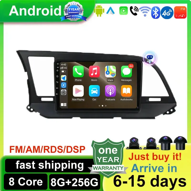 Carplay Android 14 для Hyundai Elantra IIIIII 2015-2018 авто стерео плеер GPS навигация видео
Carplay Android 14 для Hyundai Elantra IIIIII 2015-2018 авто стерео плеер GPS навигация видео