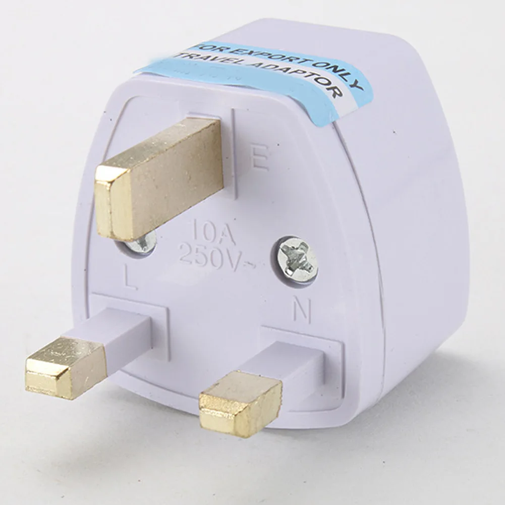 Durable Electronics Travel Plug Converter Adapter 250V 3 Pin Plug EU European Metal Plug Adapter To UK Travel Plug
Durable Electronics Travel Plug Converter Adapter 250V 3 Pin Plug EU European Metal Plug Adapter To UK Travel Plug