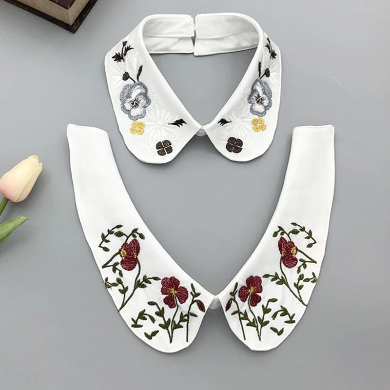 Elegant Handmade Shirt Fake Collar for Women Shirt Detachable Collars Lapel Blouse Sweater False Collars Neckwear Female Decor
Elegant Handmade Shirt Fake Collar for Women Shirt Detachable Collars Lapel Blouse Sweater False Collars Neckwear Female Decor