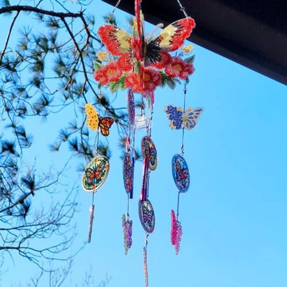 1pc/Set DIY Butterfly Diamond Art Sun Catchers Double Sided Wind Chimes With Crystal Diamond-Painting Sun Catchers For Adults
1pc/Set DIY Butterfly Diamond Art Sun Catchers Double Sided Wind Chimes With Crystal Diamond-Painting Sun Catchers For Adults