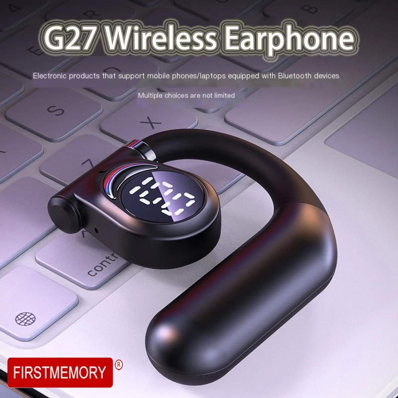 Chuyi G27 Business Bluetooth Earphones Single Ear OWS Open Bone Conduction Ultra Long Range Digital Display Intelligence
Chuyi G27 Business Bluetooth Earphones Single Ear OWS Open Bone Conduction Ultra Long Range Digital Display Intelligence
