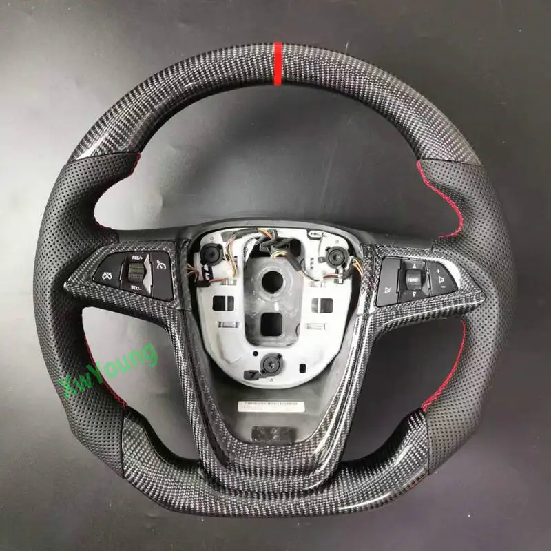 Рулевое колесо из 100% углеродного волокна с кожаным покрытием для VAUXHALL Encore BUICK excelмероприятием Excelle XT
Рулевое колесо из 100% углеродного волокна с кожаным покрытием для VAUXHALL Encore BUICK excelмероприятием Excelle XT