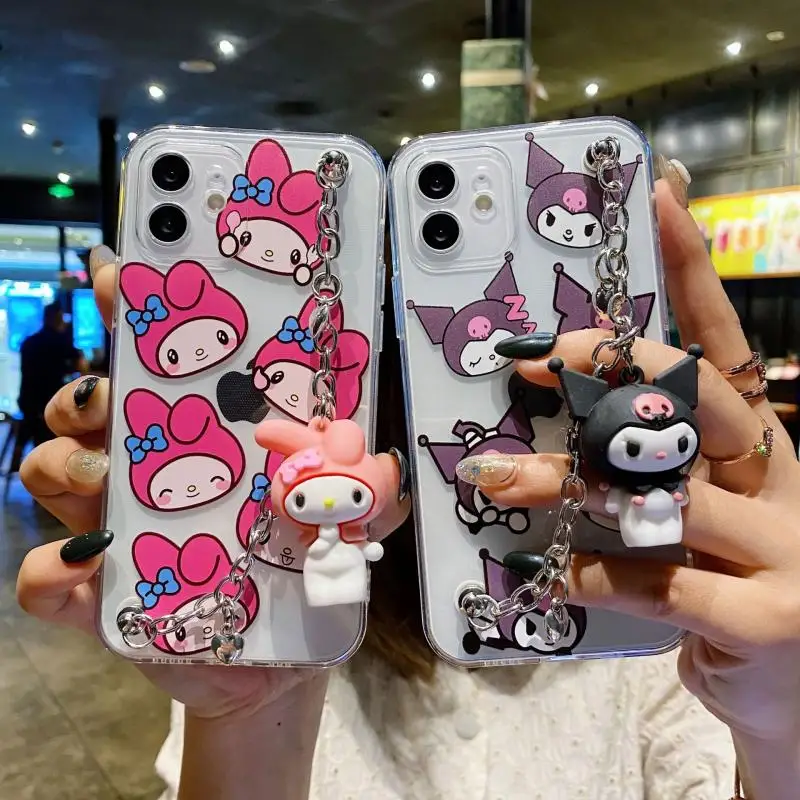 Kawaii Sanrio Iphone чехол моя мелодия Kuromi Cinnamoroll мультфильм подходит Iphone11 12 Xr Pro Max симпатичный красивый цепочка кукла чехол Подарок
Kawaii Sanrio Iphone чехол моя мелодия Kuromi Cinnamoroll мультфильм подходит Iphone11 12 Xr Pro Max симпатичный красивый цепочка кукла чехол Подарок