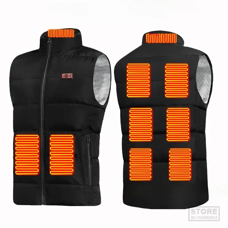 Men Winter Heated Vest 9 Area Jackets Women Outdoor Flexible Thermal USB Heating Jacket Warm Clothing M-4XL
Men Winter Heated Vest 9 Area Jackets Women Outdoor Flexible Thermal USB Heating Jacket Warm Clothing M-4XL