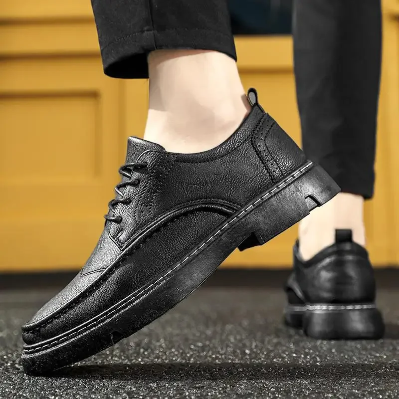 Men's Shoes 2023 Autumn New Trendy British-Style Leather Shoes Men's Boys Breathable Soft Bottom Business Casual Shoes
Men's Shoes 2023 Autumn New Trendy British-Style Leather Shoes Men's Boys Breathable Soft Bottom Business Casual Shoes