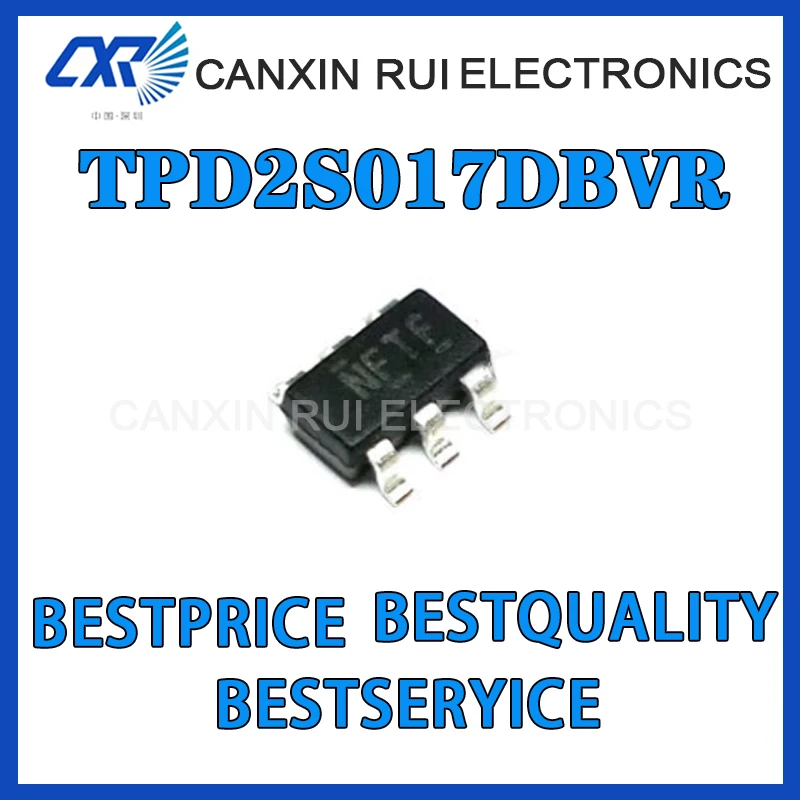 100% new origina TPD2S017DBVR SOT23-6 silk screen NFTF electrostatic discharge ESD protection device
100% new origina TPD2S017DBVR SOT23-6 silk screen NFTF electrostatic discharge ESD protection device