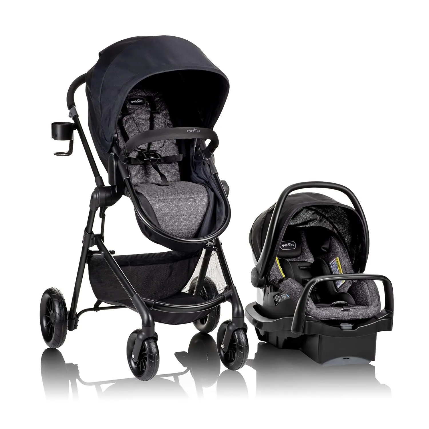 Modular Travel System with LiteMax Infant Car Seat with Anti-Rebound Bar (Casual Gray)
Modular Travel System with LiteMax Infant Car Seat with Anti-Rebound Bar (Casual Gray)