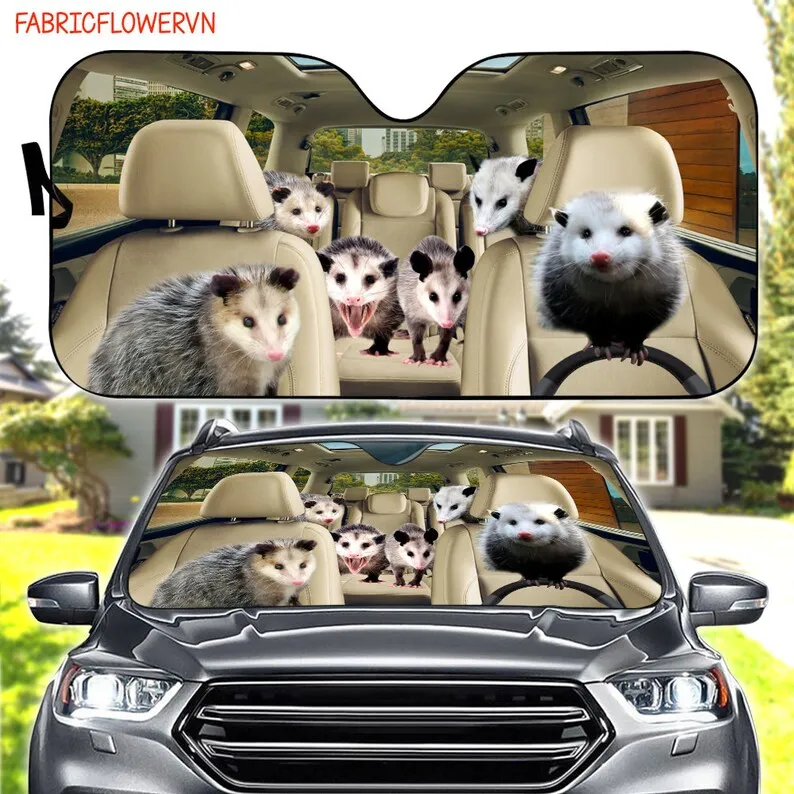 Opossum Car Sunshade, Opossum Car Decoration, Opossum Windshield, Animal Lovers Gift, Animal Car Sunshade, Gift For Mom, Gift Fo
Opossum Car Sunshade, Opossum Car Decoration, Opossum Windshield, Animal Lovers Gift, Animal Car Sunshade, Gift For Mom, Gift Fo