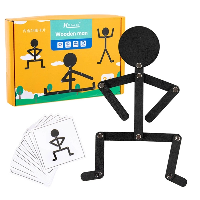 Wooden Man Puzzle Posture Match Toy for Preschool Montessori Puzzlebox Interactive Toy for Kids Hand-Eye DropShipping
Wooden Man Puzzle Posture Match Toy for Preschool Montessori Puzzlebox Interactive Toy for Kids Hand-Eye DropShipping