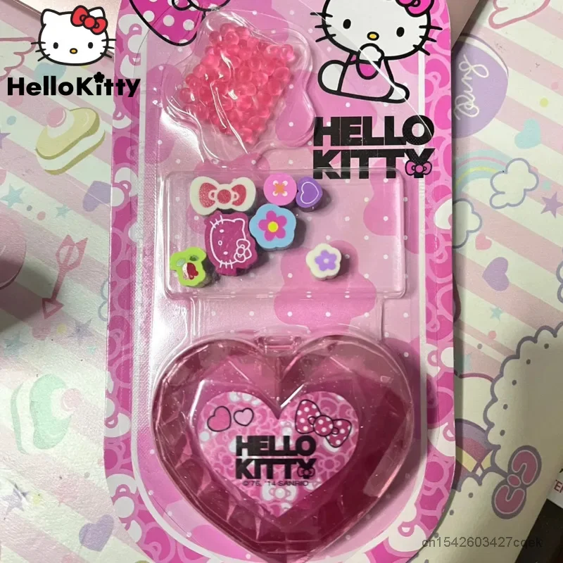 Sanrio Hello Kitty New Cartoon Mini Eraser Office School Cute Small Stationery Supplies Creative Gift Erasers Set Heart Case
Sanrio Hello Kitty New Cartoon Mini Eraser Office School Cute Small Stationery Supplies Creative Gift Erasers Set Heart Case
