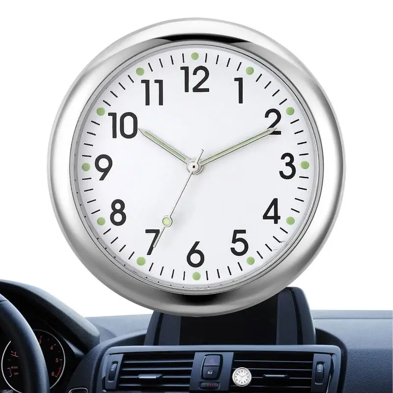 

Analog Clock For Car Dashboard Mini Quartz Clock For Car Glow In The Dark Car Dashboard Quartz Automotive Replacement Clocks