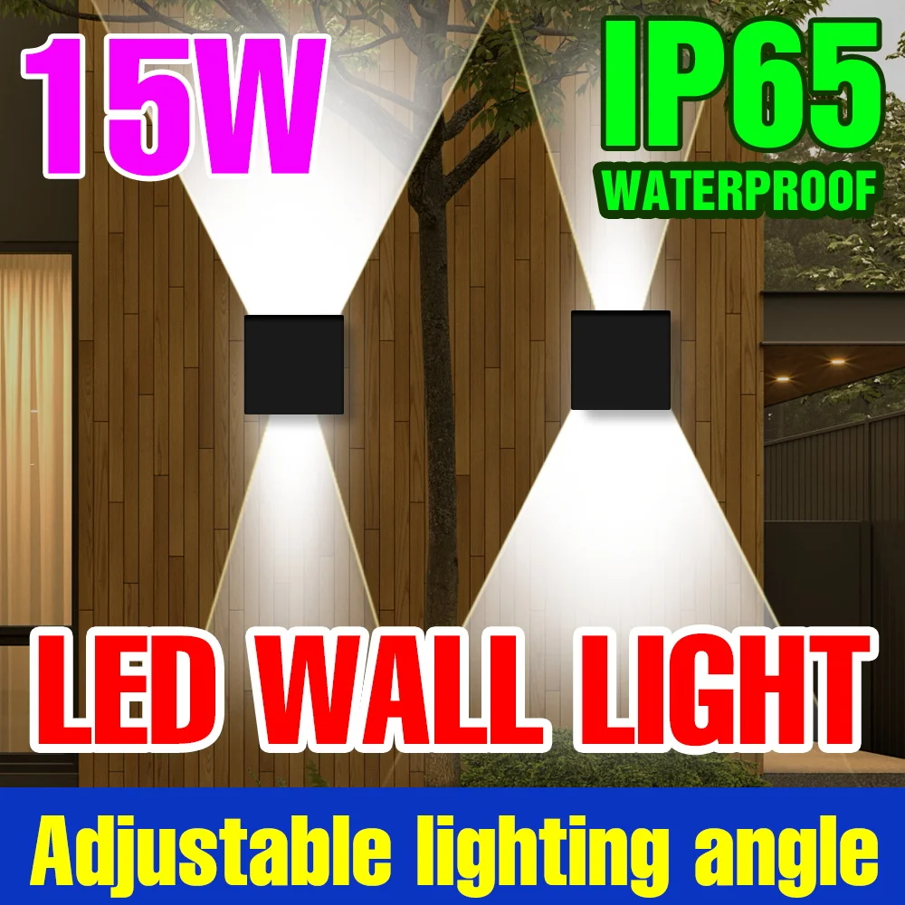 Led Modern Style Wall Light 15W Garden Wall Lamp AC85-265V Living Home Decor Wall Light Waterproof IP65 Wall Lighting Fixture
Led Modern Style Wall Light 15W Garden Wall Lamp AC85-265V Living Home Decor Wall Light Waterproof IP65 Wall Lighting Fixture