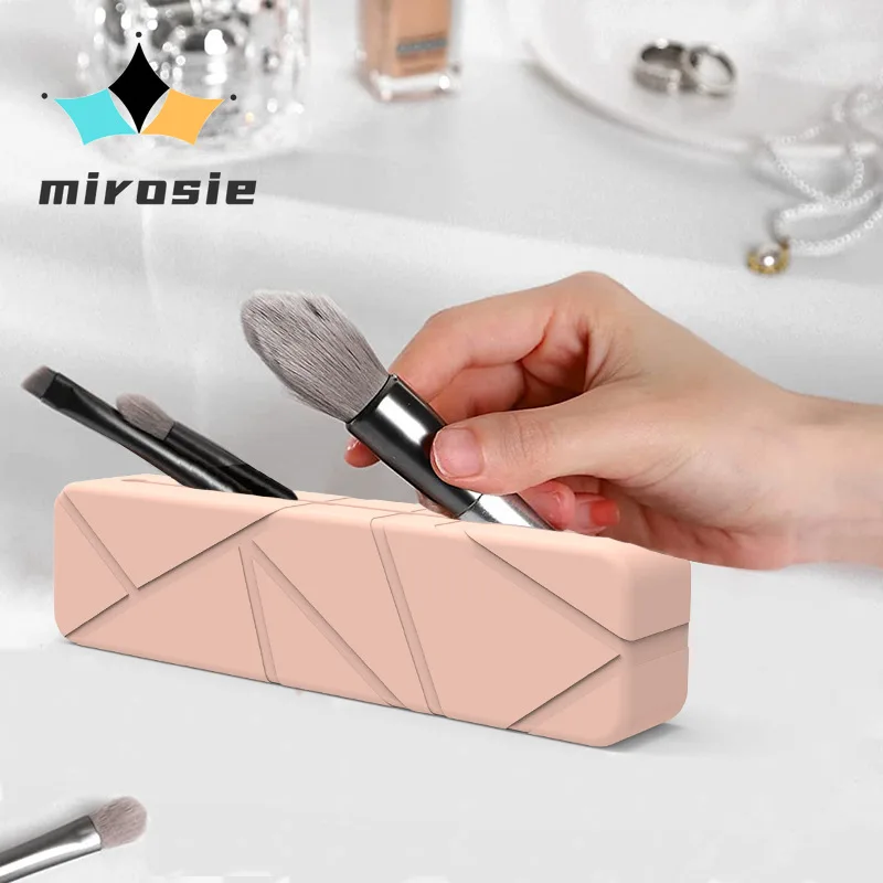 Travel Makeup Brush Holder Silicone Cosmetic Brushes Bag Makeup Washable Case Portable Waterproof Makeup Tools for Women Girls
Travel Makeup Brush Holder Silicone Cosmetic Brushes Bag Makeup Washable Case Portable Waterproof Makeup Tools for Women Girls