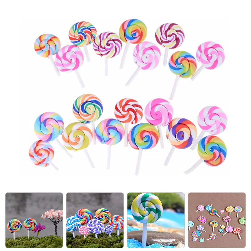 Simulation Lollipops Colorful Lollipop Decorations Lollipops Candy Decors Resin Mini Rainbow Lollipop Bonsai Ornaments
Simulation Lollipops Colorful Lollipop Decorations Lollipops Candy Decors Resin Mini Rainbow Lollipop Bonsai Ornaments