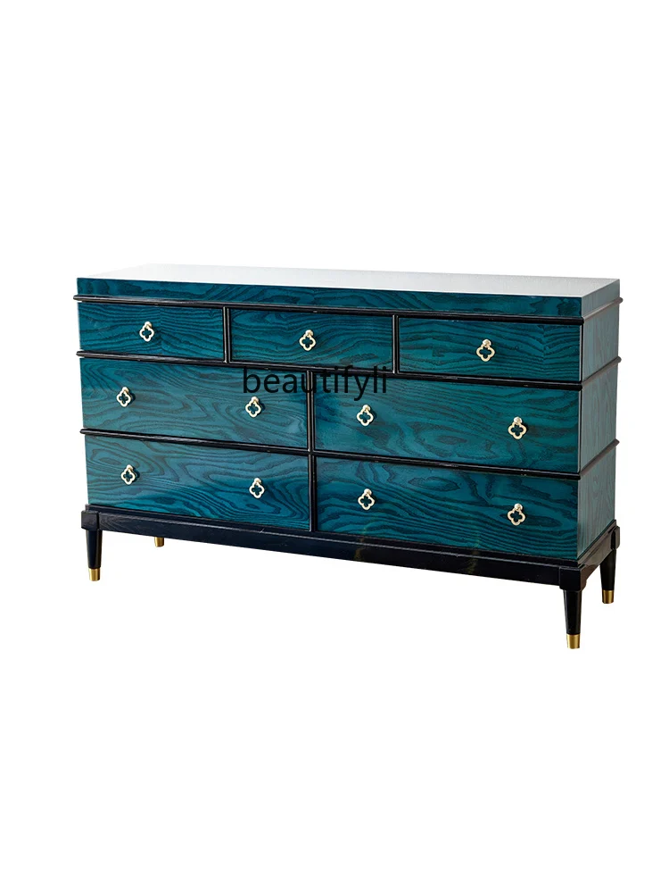 Bedroom Light Luxury Solid Wood Simplicity Household Living Room Storage Cabinet Hallway Storage Chest of Drawer
Bedroom Light Luxury Solid Wood Simplicity Household Living Room Storage Cabinet Hallway Storage Chest of Drawer