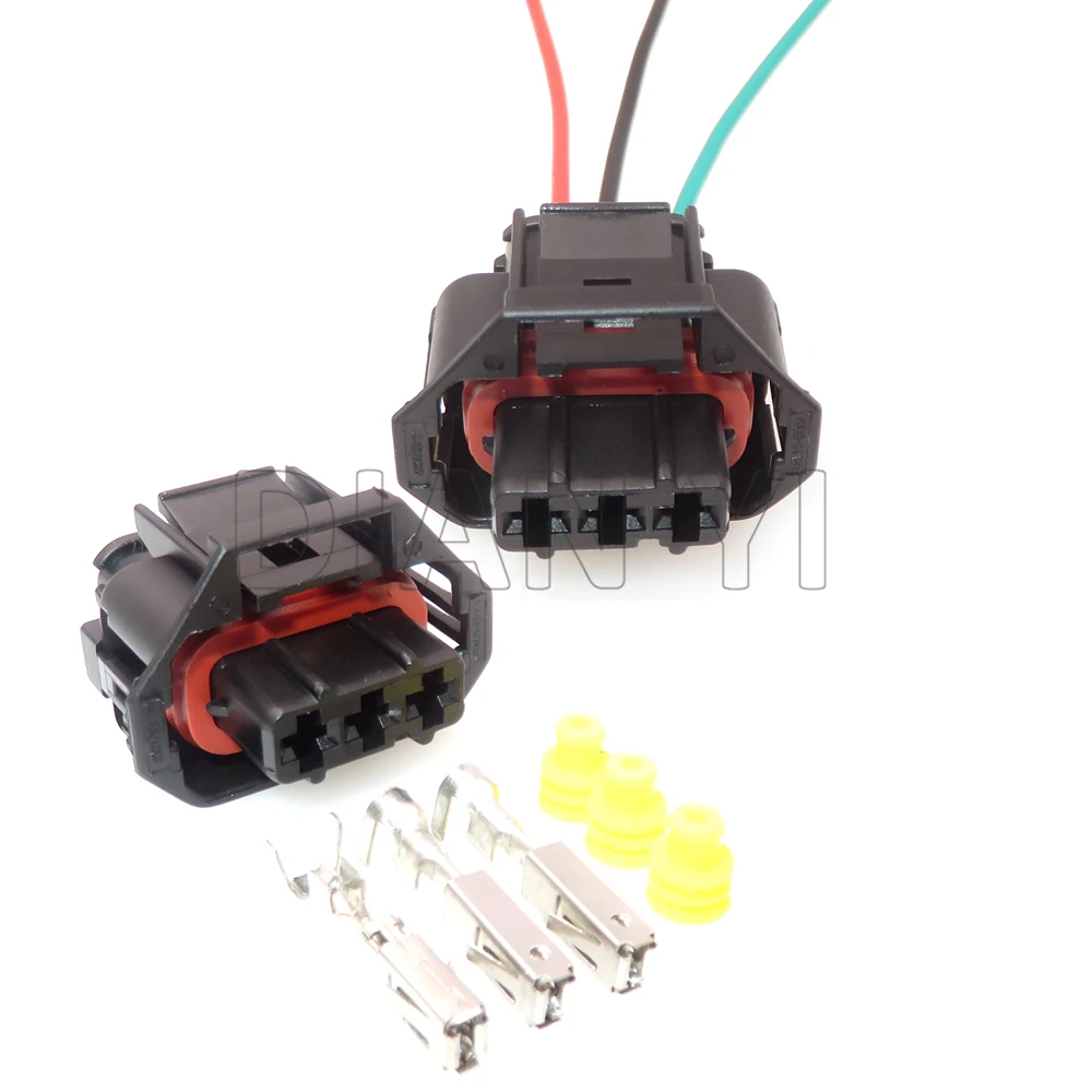 1 Set 3 Way Starter Car Wire Socket with Terminal and Rubber Seals 936060-1 Auto MAP Pressure Sensor Waterproof Wire Cable Plug
1 Set 3 Way Starter Car Wire Socket with Terminal and Rubber Seals 936060-1 Auto MAP Pressure Sensor Waterproof Wire Cable Plug