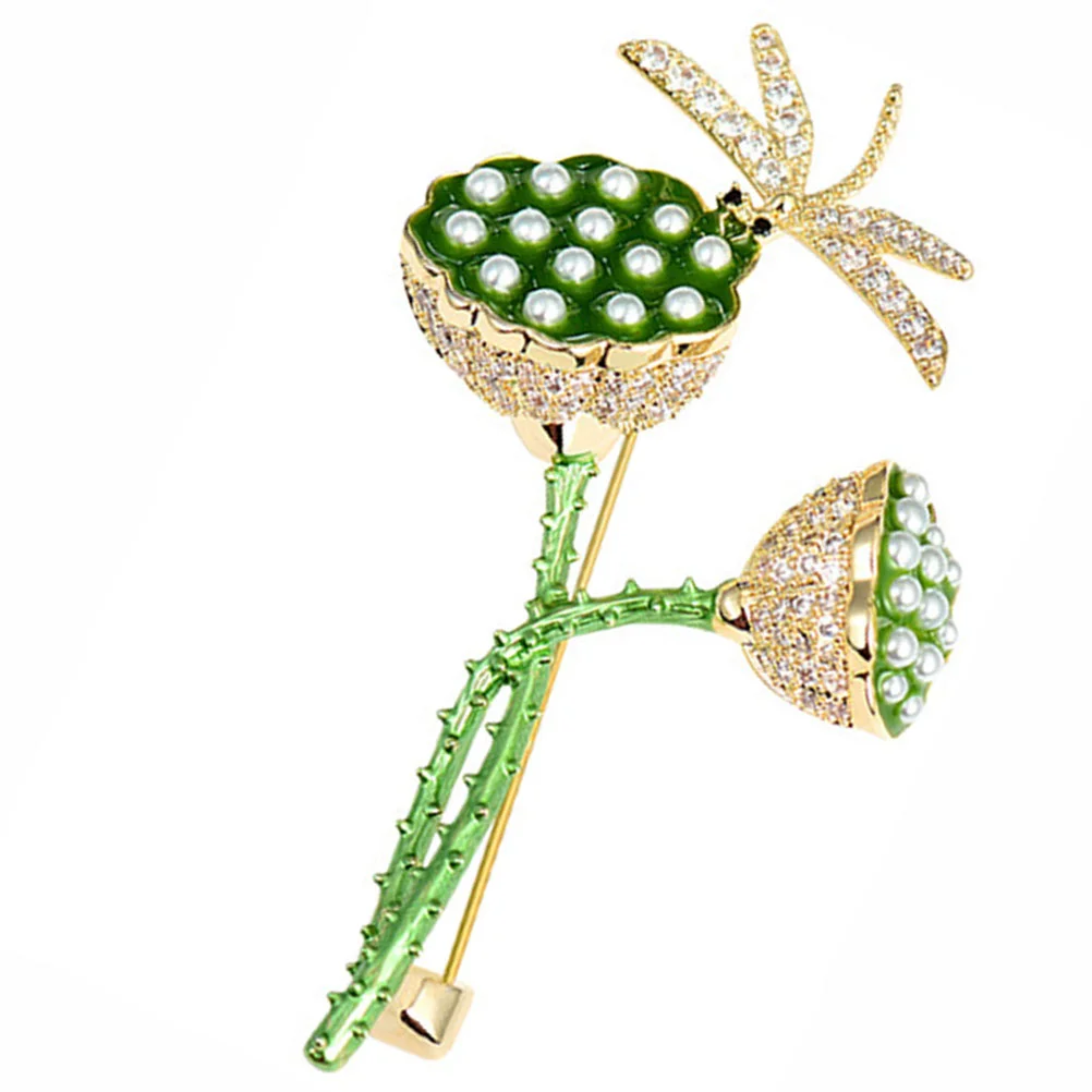 Pearl Trim Green Lotus Brooch Clothing Ornament Women Pin Womens Temperament Lapel Vintage Pins Miss
Pearl Trim Green Lotus Brooch Clothing Ornament Women Pin Womens Temperament Lapel Vintage Pins Miss