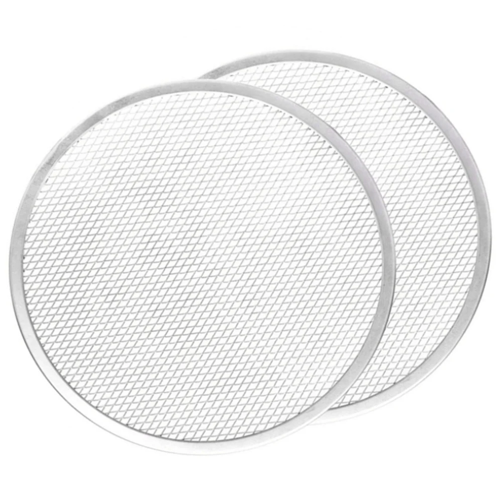Pizza Screen Pizza Pan Pizza Pan for Oven Pizza Tray 12 Inch Seamless-Rim Aluminum Non Stick Pizza Screen (2PCS)
Pizza Screen Pizza Pan Pizza Pan for Oven Pizza Tray 12 Inch Seamless-Rim Aluminum Non Stick Pizza Screen (2PCS)