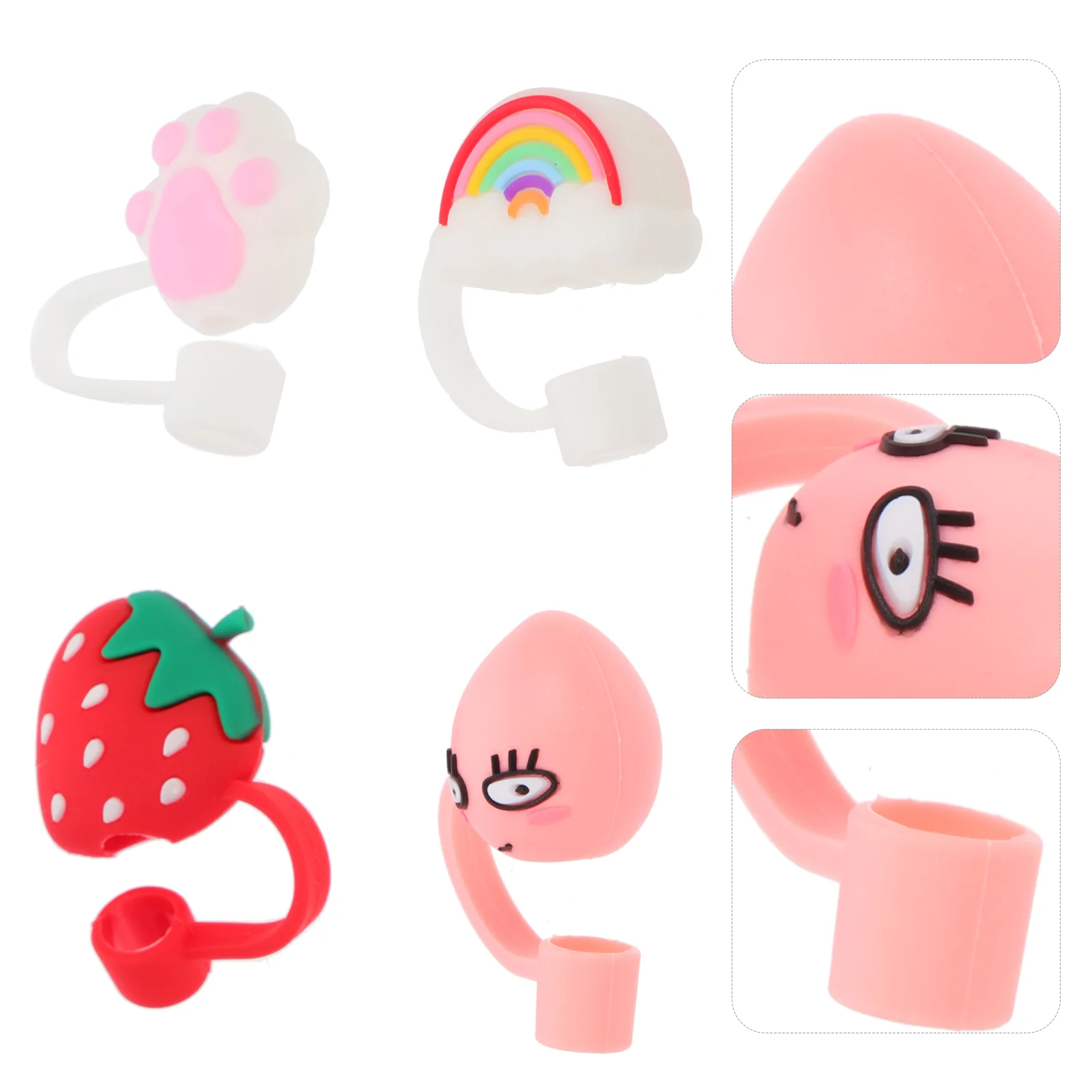 2/3/4/6/8Pcs Silicone Straw Tips Drinking Dust Cap Splash Proof Plugs Straw Cover Cartoon Straw Protectors Drinking Straw Caps
2/3/4/6/8Pcs Silicone Straw Tips Drinking Dust Cap Splash Proof Plugs Straw Cover Cartoon Straw Protectors Drinking Straw Caps