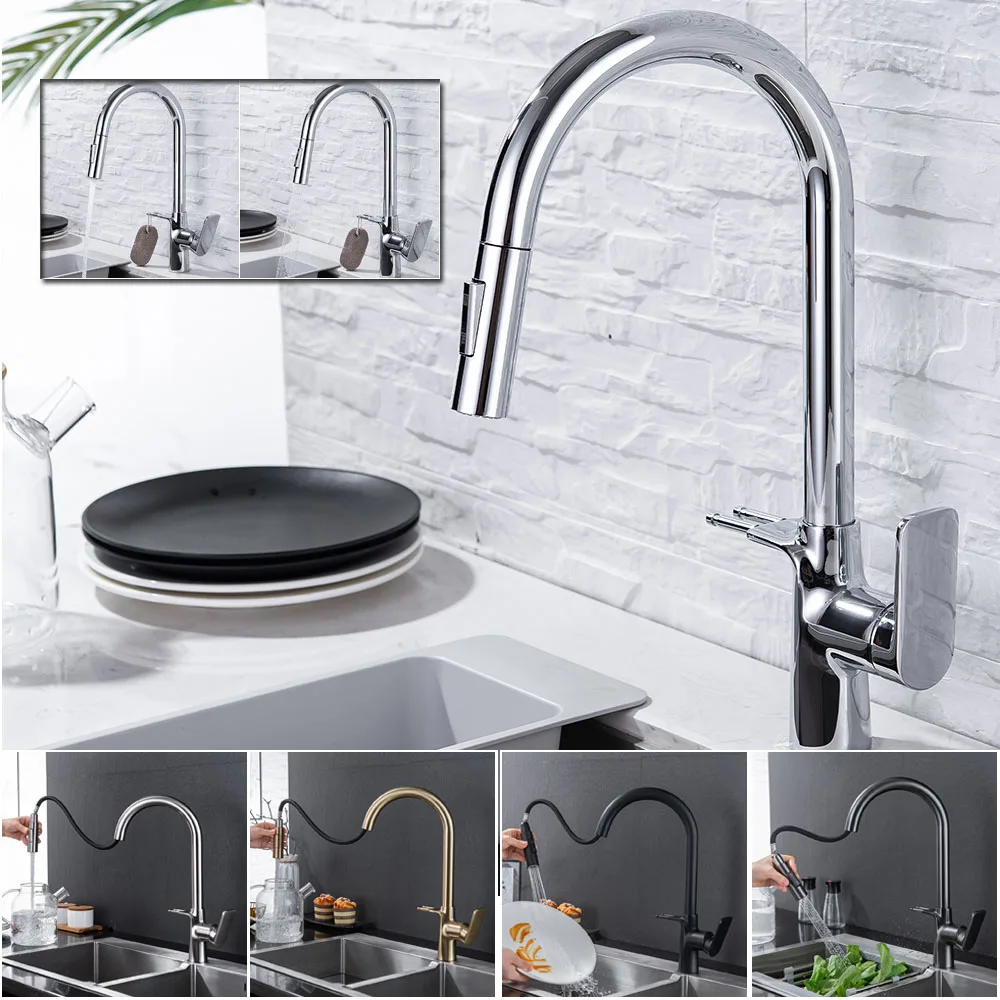 SKOWLL High Arc Kitchen Faucet Deck Mount Pull Down Faucet with 2 Function Sprayer Faucet SF-8021, Polished Chrome
SKOWLL High Arc Kitchen Faucet Deck Mount Pull Down Faucet with 2 Function Sprayer Faucet SF-8021, Polished Chrome