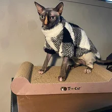 Kitten sweater hairless cat clothes warm autumn winter cat apparel Outfit short-footed Devon Rex thick velvet sphynx cat sweater
Kitten sweater hairless cat clothes warm autumn winter cat apparel Outfit short-footed Devon Rex thick velvet sphynx cat sweater