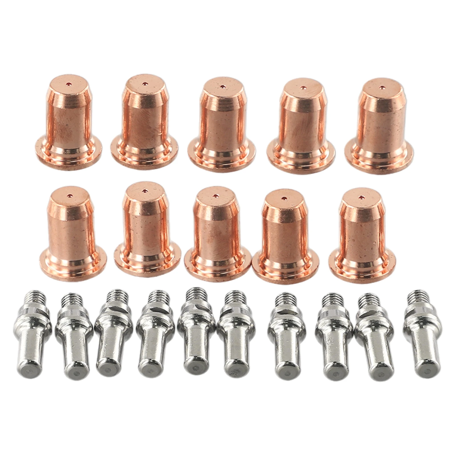 20pcs Plasma Cutter Torch IPT-60 PT60 PT-60 Electrode Tips 1.0mm 52582 51313P.10 Long Tip Electrode And Long Nozzle Set
20pcs Plasma Cutter Torch IPT-60 PT60 PT-60 Electrode Tips 1.0mm 52582 51313P.10 Long Tip Electrode And Long Nozzle Set