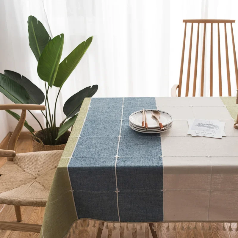 Plaid Decorative Table Cloth Cotton Linen Lace Tassel Tablecloth Dining Table Cover For Kitchen Home Decor
Plaid Decorative Table Cloth Cotton Linen Lace Tassel Tablecloth Dining Table Cover For Kitchen Home Decor