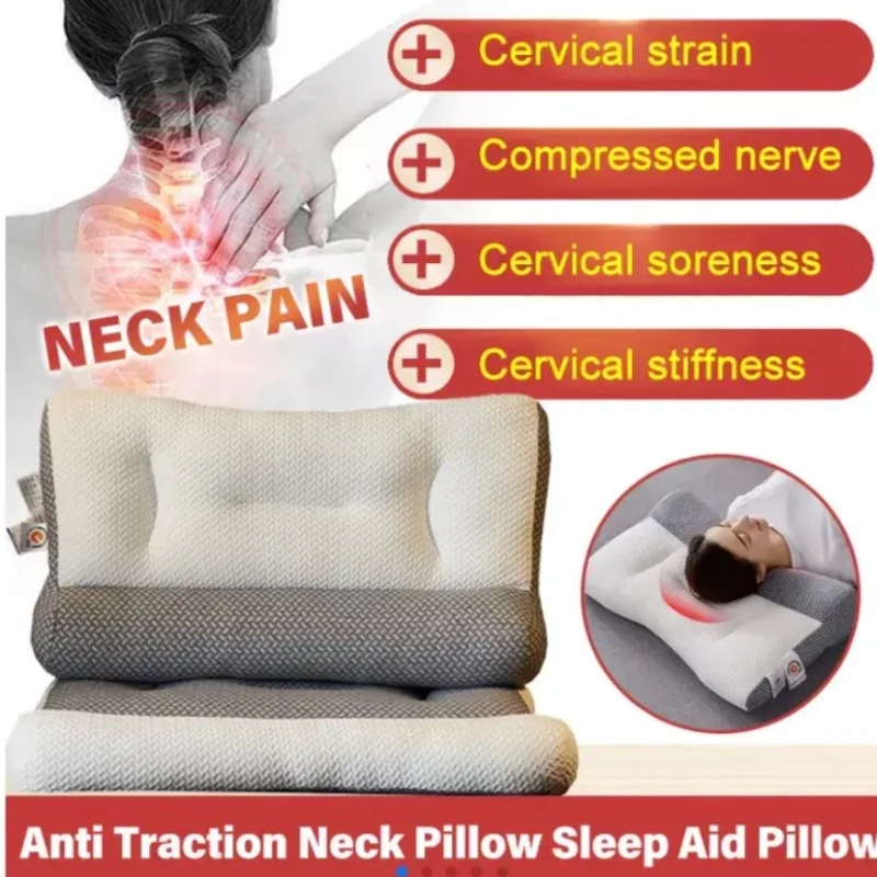 New Super Ergonomic Pillow Orthopedic Neck Pillow Protects The Cervical Spine and Relieves Neck and Shoulder Pain Bed Pillow
New Super Ergonomic Pillow Orthopedic Neck Pillow Protects The Cervical Spine and Relieves Neck and Shoulder Pain Bed Pillow