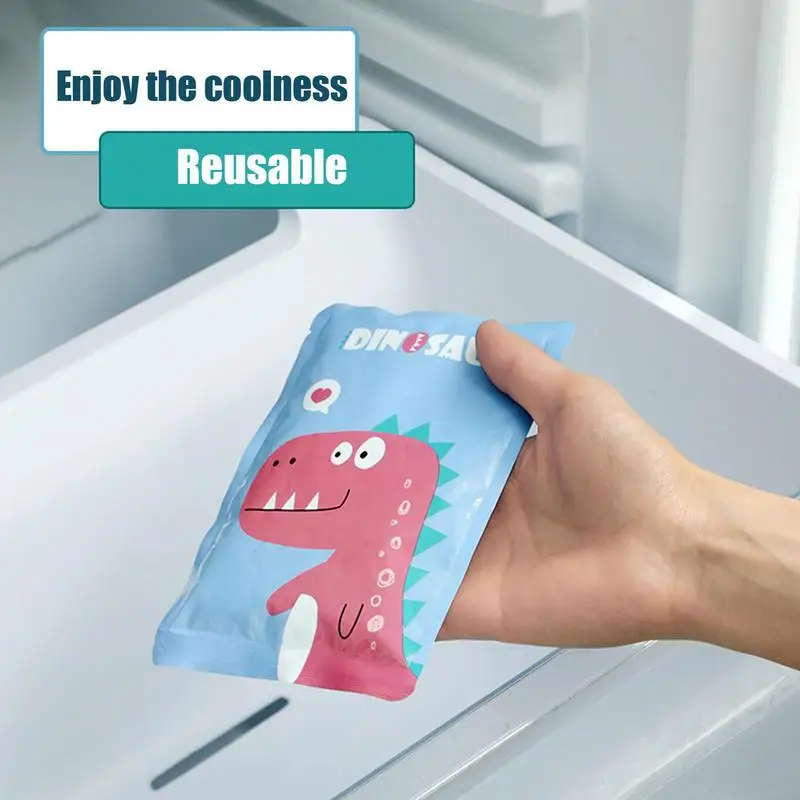 Reusable Gel Ice Pack Set Of 3 Cooling Pads For Food Storage Refrigerated Bag Pain Relief Cooler Bag Cute Dinosaur Print
Reusable Gel Ice Pack Set Of 3 Cooling Pads For Food Storage Refrigerated Bag Pain Relief Cooler Bag Cute Dinosaur Print