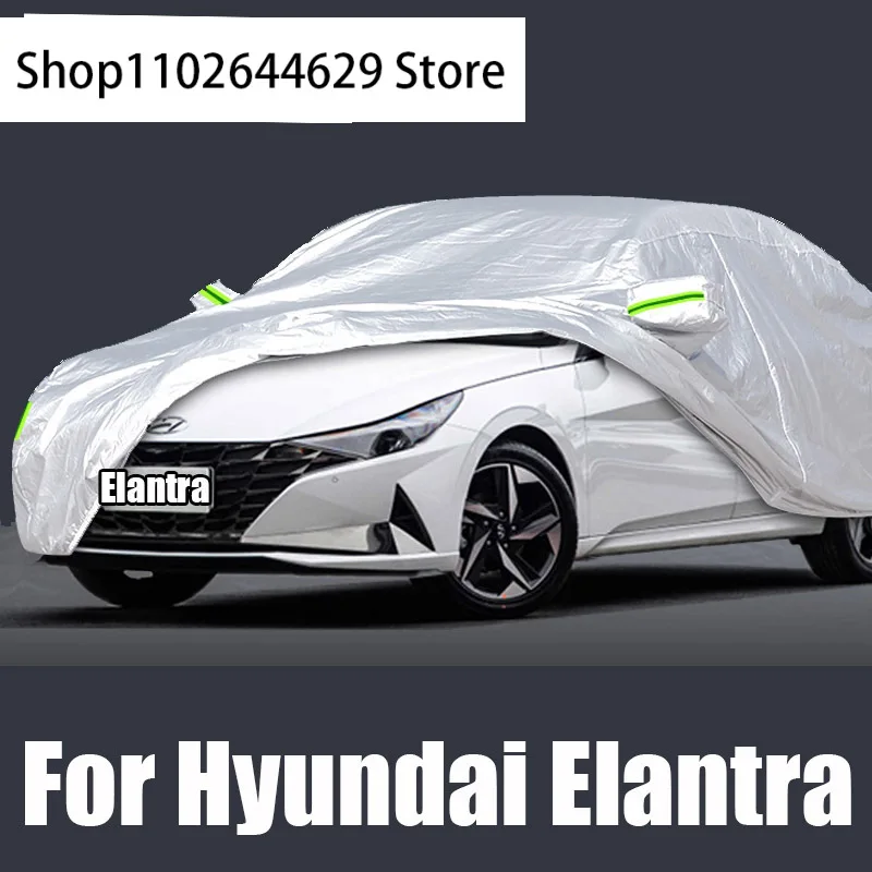 Full Car Covers Outdoor Sun Anti UV Rain Snow Dust Protection Oxford cloth Cover For HYUNDAI Elantra 2010 to 2021 Accessories
Full Car Covers Outdoor Sun Anti UV Rain Snow Dust Protection Oxford cloth Cover For HYUNDAI Elantra 2010 to 2021 Accessories
