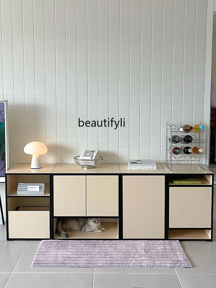 Sideboard Cabinet Modern Simple Bedside Table Home Module Assembled Cabinet Living Room Sofa Cabinet
Sideboard Cabinet Modern Simple Bedside Table Home Module Assembled Cabinet Living Room Sofa Cabinet