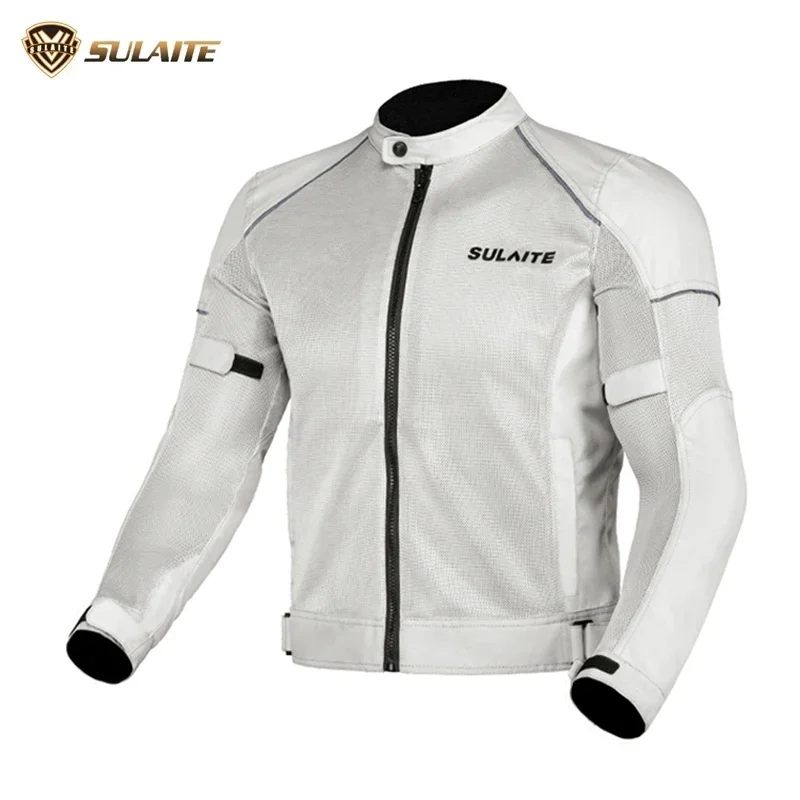 SULAITE Motorcycle Jacket Men Summer Chaqueta Moto Motorbike Jacket Riding Clothes Breathable Mesh Cloth Racing Coat
SULAITE Motorcycle Jacket Men Summer Chaqueta Moto Motorbike Jacket Riding Clothes Breathable Mesh Cloth Racing Coat