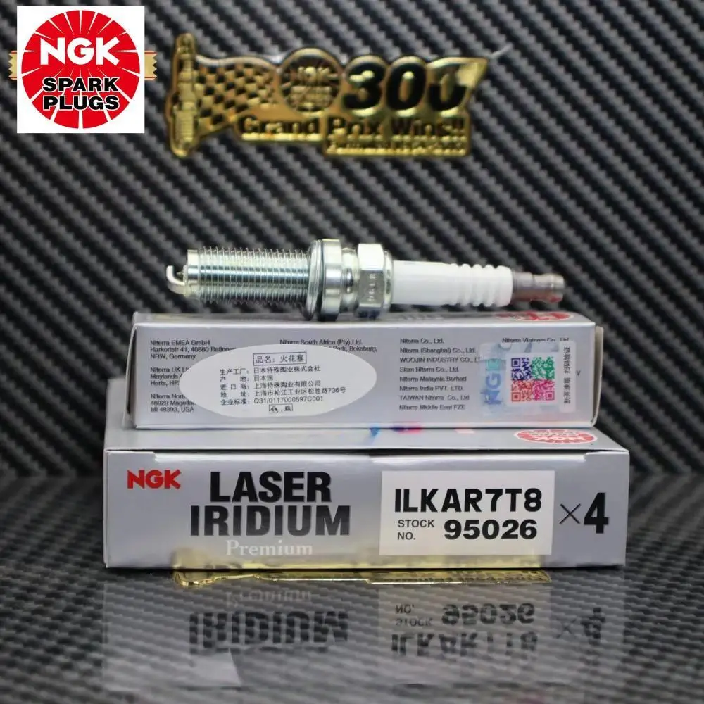 Original NGK ILKAR7T8 95026 Laser Iridium Platinuim Spark Plug For Trumpchi GA4 PLUS GS3 GS3 POWER GS4 PHEV 1.5T 3B15J1
Original NGK ILKAR7T8 95026 Laser Iridium Platinuim Spark Plug For Trumpchi GA4 PLUS GS3 GS3 POWER GS4 PHEV 1.5T 3B15J1