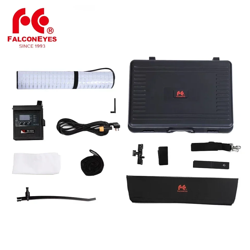 Falcon Eyes RX-824-K1 LED Light RGBw 2800-1000k HSI 150w Portable Photography Video Lighting With Softbox/Grid/Case
Falcon Eyes RX-824-K1 LED Light RGBw 2800-1000k HSI 150w Portable Photography Video Lighting With Softbox/Grid/Case