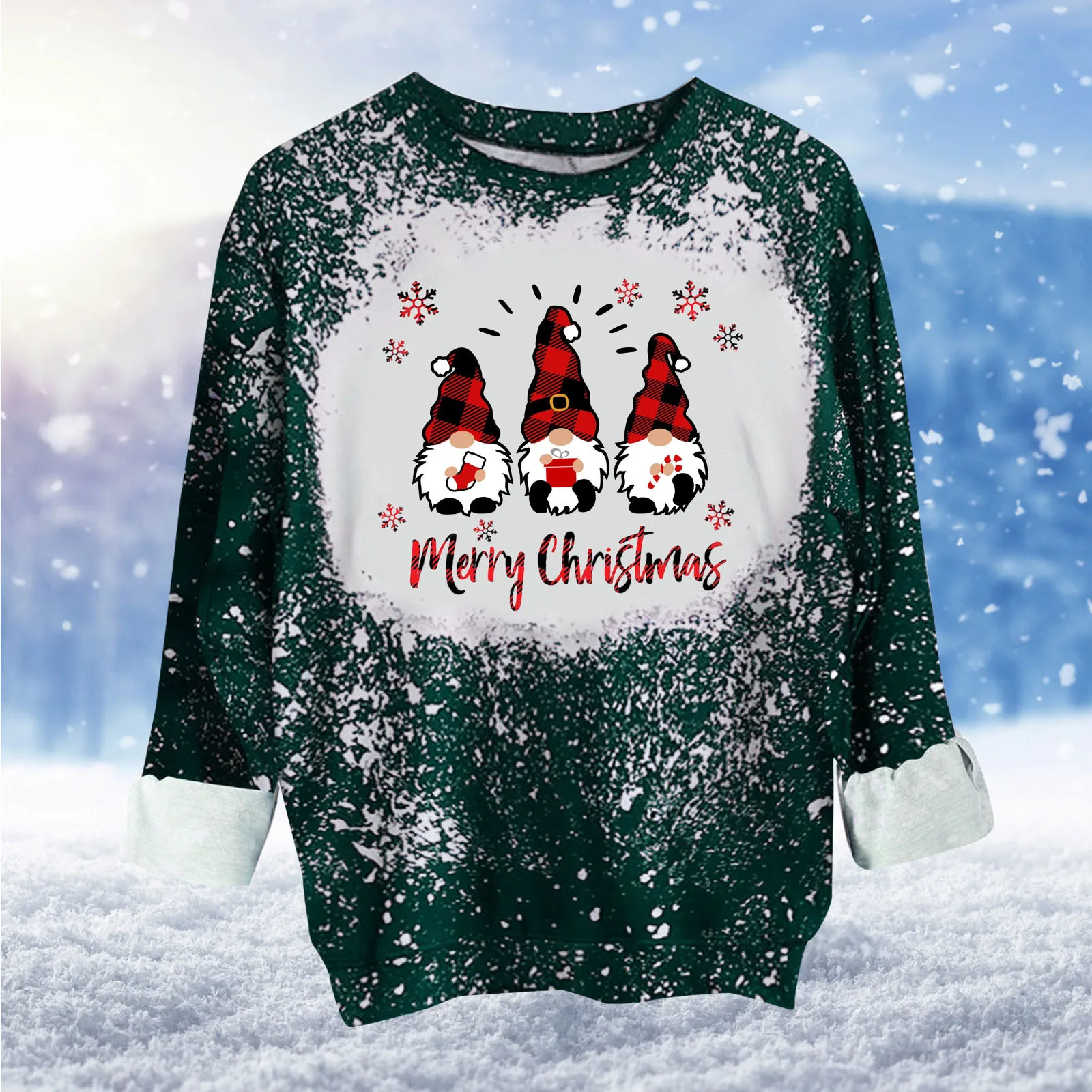 Swowmen Christmas T-Shirt Men'S Snowflake 3d Digital Print Tee Top New Year Round Neck Long-Sleeved Autumn Winter Sweatshirt
Swowmen Christmas T-Shirt Men'S Snowflake 3d Digital Print Tee Top New Year Round Neck Long-Sleeved Autumn Winter Sweatshirt