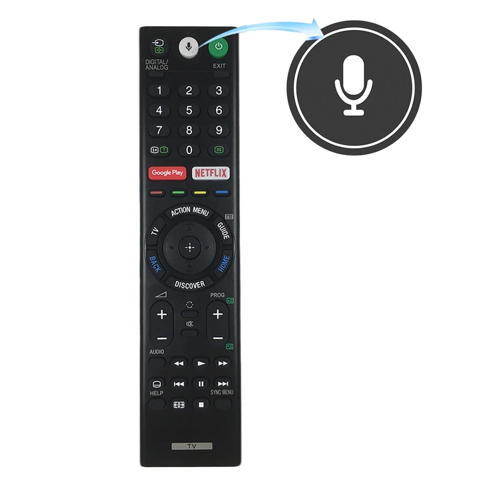 Новый голосовой пульт дистанционного управления для Sony RMF-TX200P RMF-TX200A KDL-50W850C RMF-TX300U LCD Smart TV
Новый голосовой пульт дистанционного управления для Sony RMF-TX200P RMF-TX200A KDL-50W850C RMF-TX300U LCD Smart TV