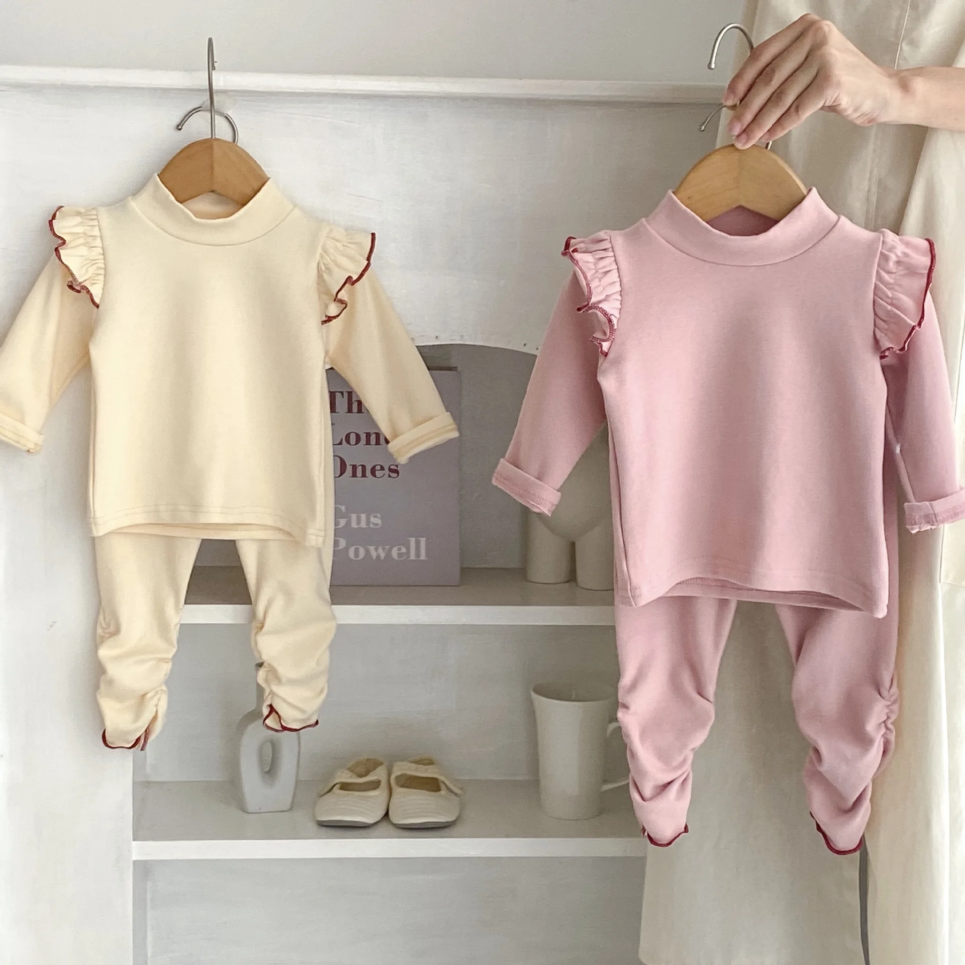Ins 2023 Autumn Baby Girls 2PCS Clothes Set Cotton Long Sleeve Stand Collar Undershirts Solid Panties Suit Toddler Girls Pajamas
Ins 2023 Autumn Baby Girls 2PCS Clothes Set Cotton Long Sleeve Stand Collar Undershirts Solid Panties Suit Toddler Girls Pajamas