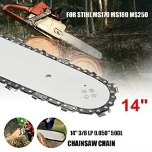 14" 3/8 LP 50DL Saw Chain For STIHL MS170 MS180 MS250 Chainsaw Saw Chain Blade Wood Cutting Chainsaw Parts Chainsaw Saw Mill
14" 3/8 LP 50DL Saw Chain For STIHL MS170 MS180 MS250 Chainsaw Saw Chain Blade Wood Cutting Chainsaw Parts Chainsaw Saw Mill