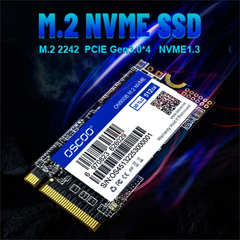 OSCOO SSD M2 PCle NVME Hard Disk Hard Drive SSD 512GB 1T 256GB PCle Gen3X4 For Desktop Laptop PC Macbook
OSCOO SSD M2 PCle NVME Hard Disk Hard Drive SSD 512GB 1T 256GB PCle Gen3X4 For Desktop Laptop PC Macbook
