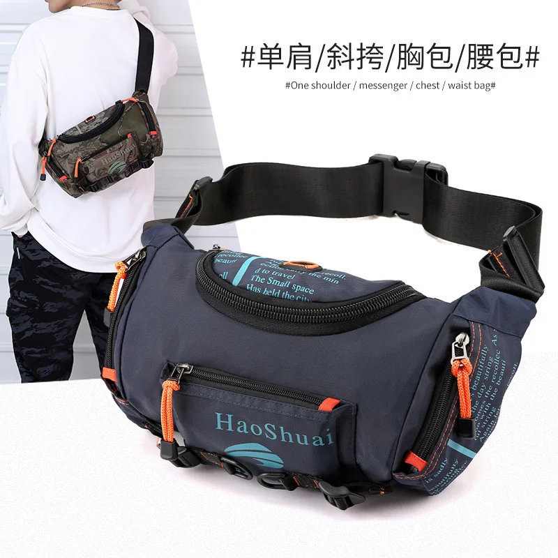 New multifunctional outdoor waist bag men's Single Shoulder Messenger Bag waterproof chest bag riding mountaineering large
New multifunctional outdoor waist bag men's Single Shoulder Messenger Bag waterproof chest bag riding mountaineering large